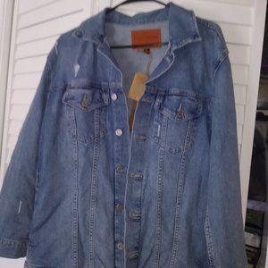 NWT Lucky Brand Tomboy Trucker Denim Jean Jacket